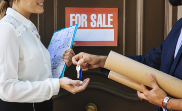 Modern residential apartment building